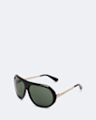 Aviator combination sunglasses