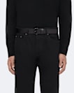 Dunston Roller-Buckle Leather Belt