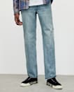 Curtis Straight Fit Damaged Denim Jeans