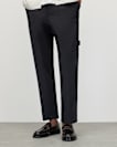 Cairo Pinstriped Straight Trousers