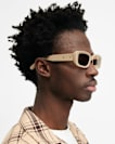Sonic Rectangular Shaped Sunglasses