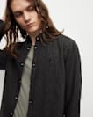 Gleason Press Stud Ramskull Denim Shirt