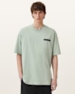 Redact Oversized Embroidered Logo T-Shirt