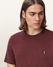 Brace Brushed Cotton Crew Neck T-Shirt