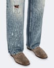 Jules Hand-Stitched Suede Loafers