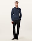 Mode Merino Long Sleeve Ramskull Polo Shirt