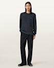 Aspen Waffle Texture Crew Neck Ramskull Jumper
