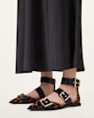 Sutton Leopard Print Pointed Toe Shoes