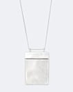 Aveline Box Pendant Long Necklace