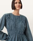 Melani Round Neck Gathered Top