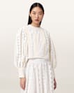 Hart Lace Embroidered Top