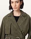 Ophelia Cropped Suede Jacket