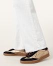 Thelma Metallic Low Top Trainers