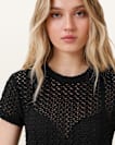 Karma Crochet Stevie Slim Fit T-Shirt