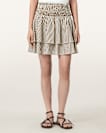 Kali Cotton Striped Mini Skirt