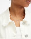 Ria Mini Stud Sterling Silver Necklace