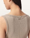 Katarina Boat Neck Slim Fit Tank Top