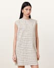 Nessa Woven Leather Mini Dress