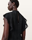 Fleur Textured Asymmetric Hem Dress