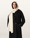 Wren Hooded Wool Scarf