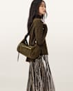 Vega Suede Shoulder Bag