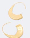 Talon large huggie earrings