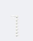 Spike Metal Bead Long Earrings