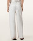 Aki Crossover Wide Leg Denim Jeans