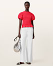 Dael Smocked Slim Top