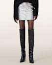 Renai Leather Mini Skirt