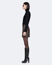 Renai Leather Mini Skirt
