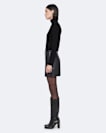 Renai Leather Mini Skirt