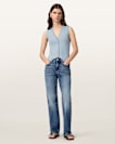 Cruz Ribbed Knitted Waistcoat