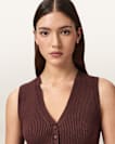 Cruz Ribbed Knitted Waistcoat