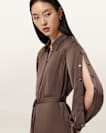 Lexi Satin Midi Dress
