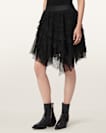 Jayde Ruffled Tulle Mini Skirt