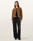 Orten Suede Bomber Jacket