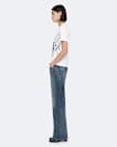Vintage Indigo Nico Low-Rise Wide-Leg Jeans
