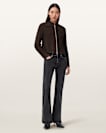 Sadler Slim Fit Suede Jacket