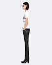 Riella Leather Bootcut Trousers