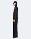 Crepe elasticated wide-leg trousers