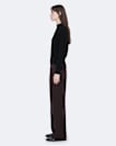 Leonie Mid-Rise Satin Wide-Leg Trousers
