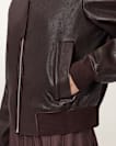 Orten Leather Bomber Jacket