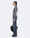 Cruz asymmetric button-front cardigan