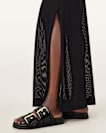 Sian Leather And Raffia Buckle Sandals