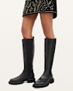 Maeve Knee High Slip On Leather Boots