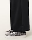 Shana Low Top Metallic Leather Trainers