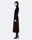 Olivia Suede Midi Pencil Skirt