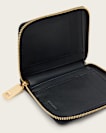 Lena Hex Zip Up Leather Wallet
