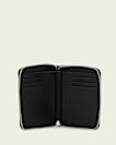 Lena Hex Zip Up Leather Wallet